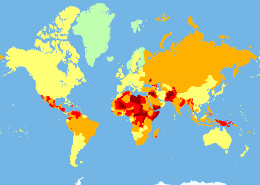travel safety index map