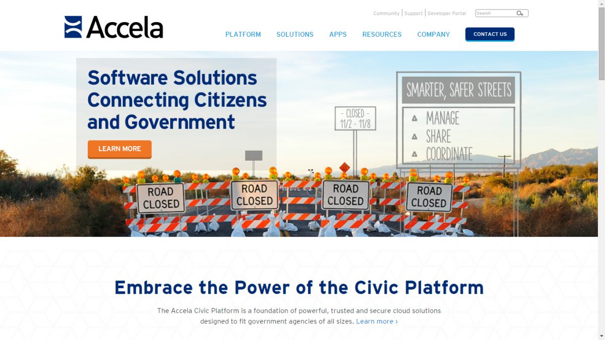 Accela Announces Civic Platform V10 For An Enhanced User Experience