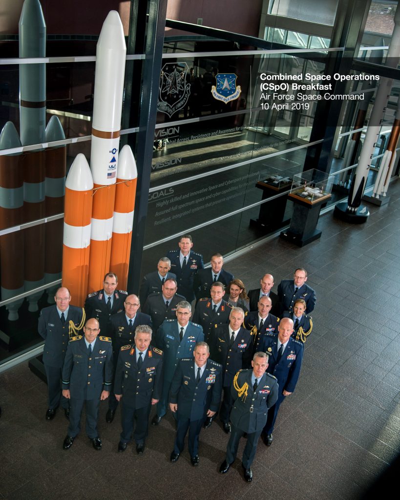 Air chiefs and space officials discuss the future of the Combined Space