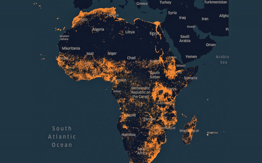 population density of the world