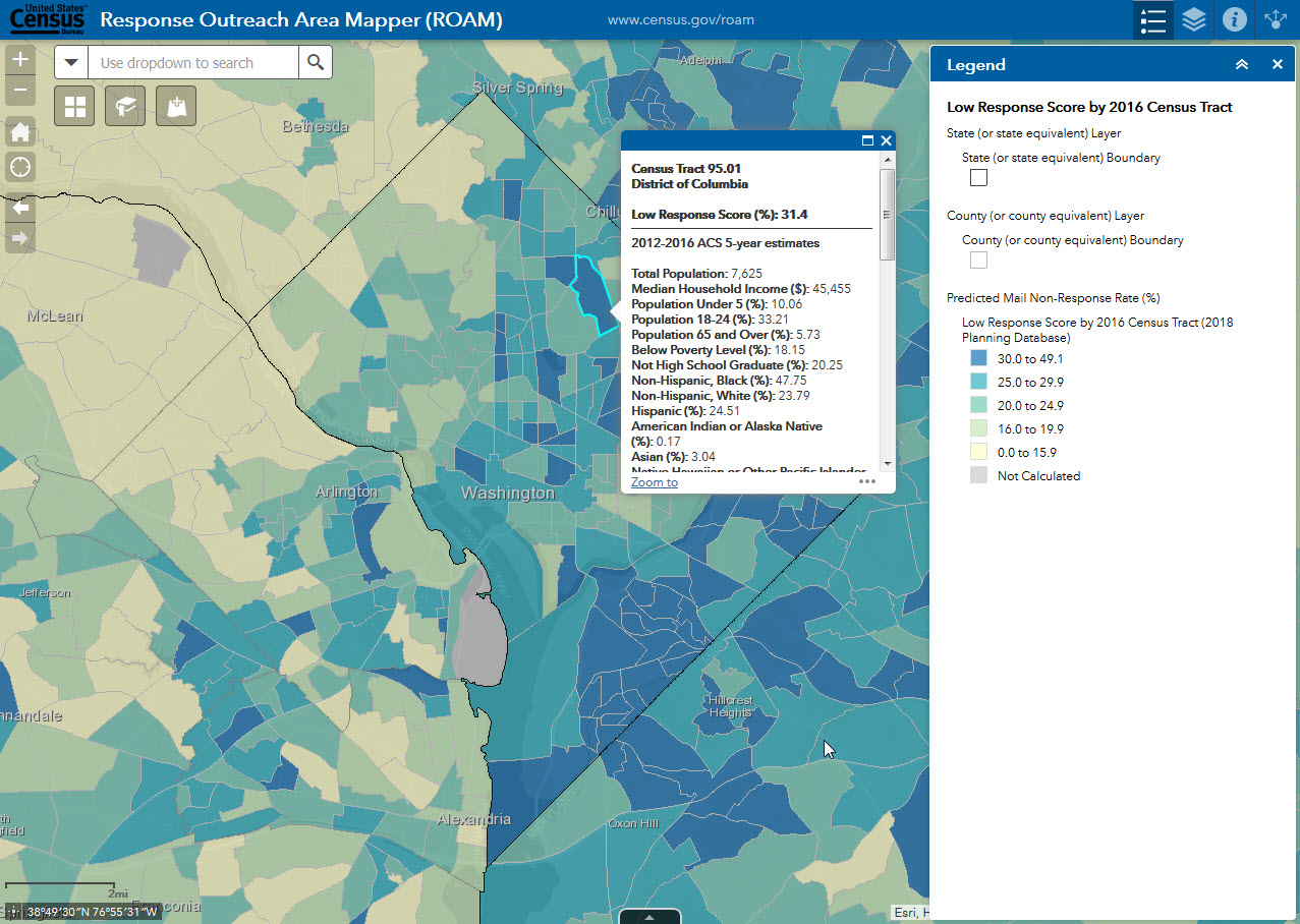 2020 US Census Geospatial TIGER/Line Data