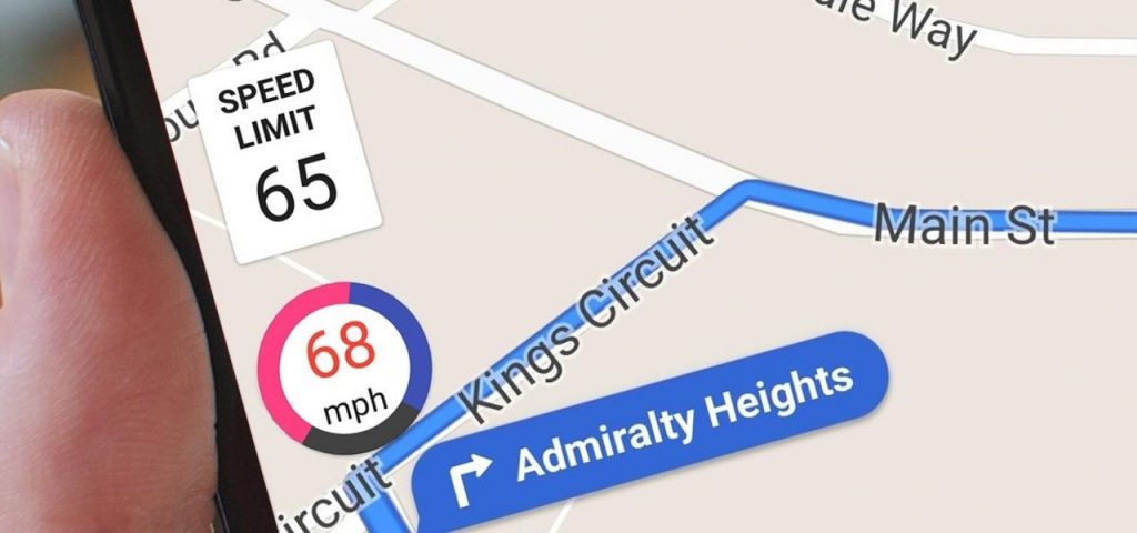 google maps average speed bike