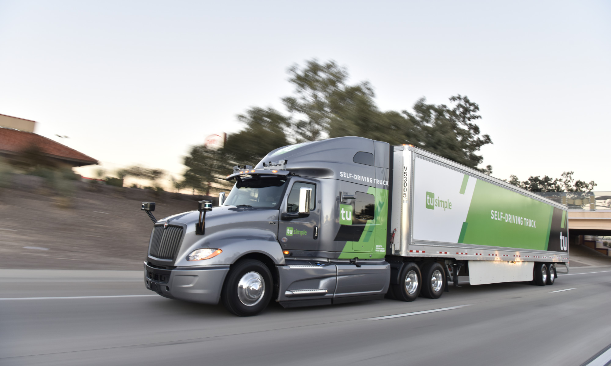 Autonomous Truck Startup Tusimple Completes Driving Test For Usps