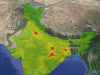 Satellite imagery India environmental