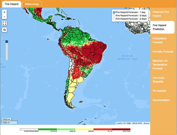 Satellite Images Show Devastating Amazon Rainforest Fire Geospatial World