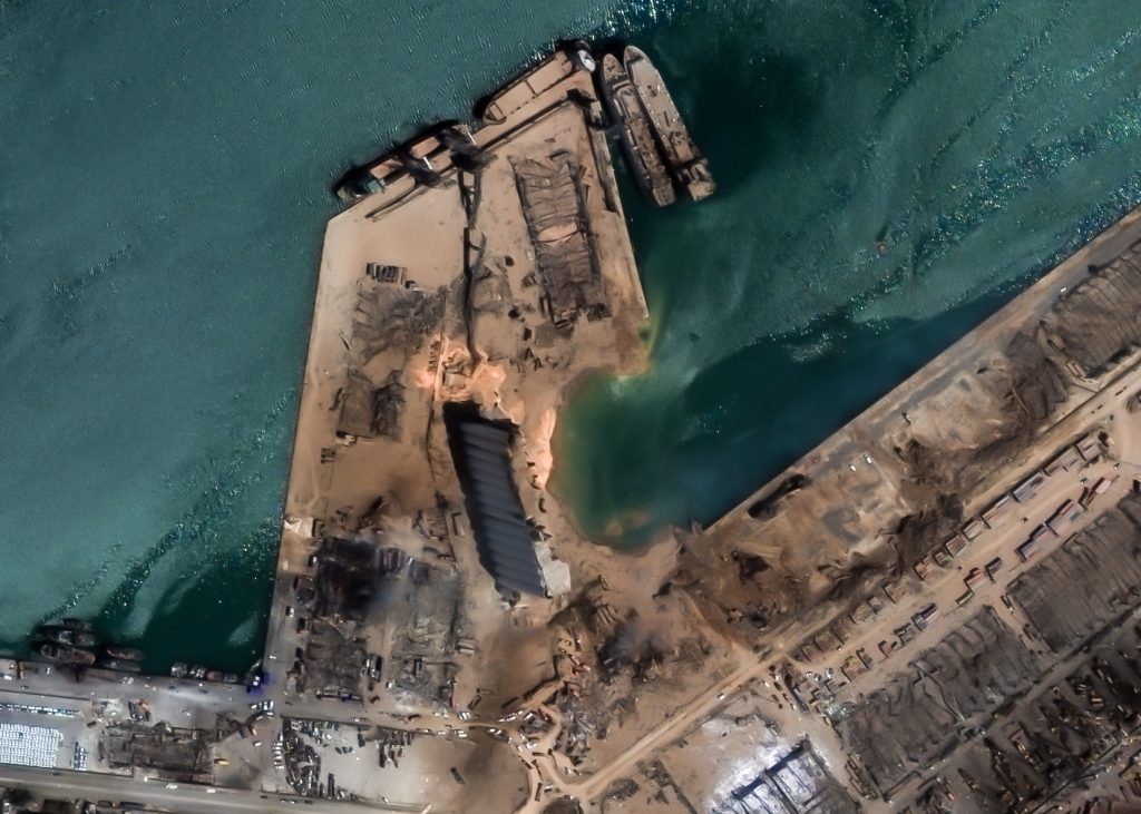 Satellite Images Tell The Story Of Beirut Port Explosion - Geospatial World