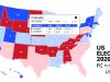 US elections map