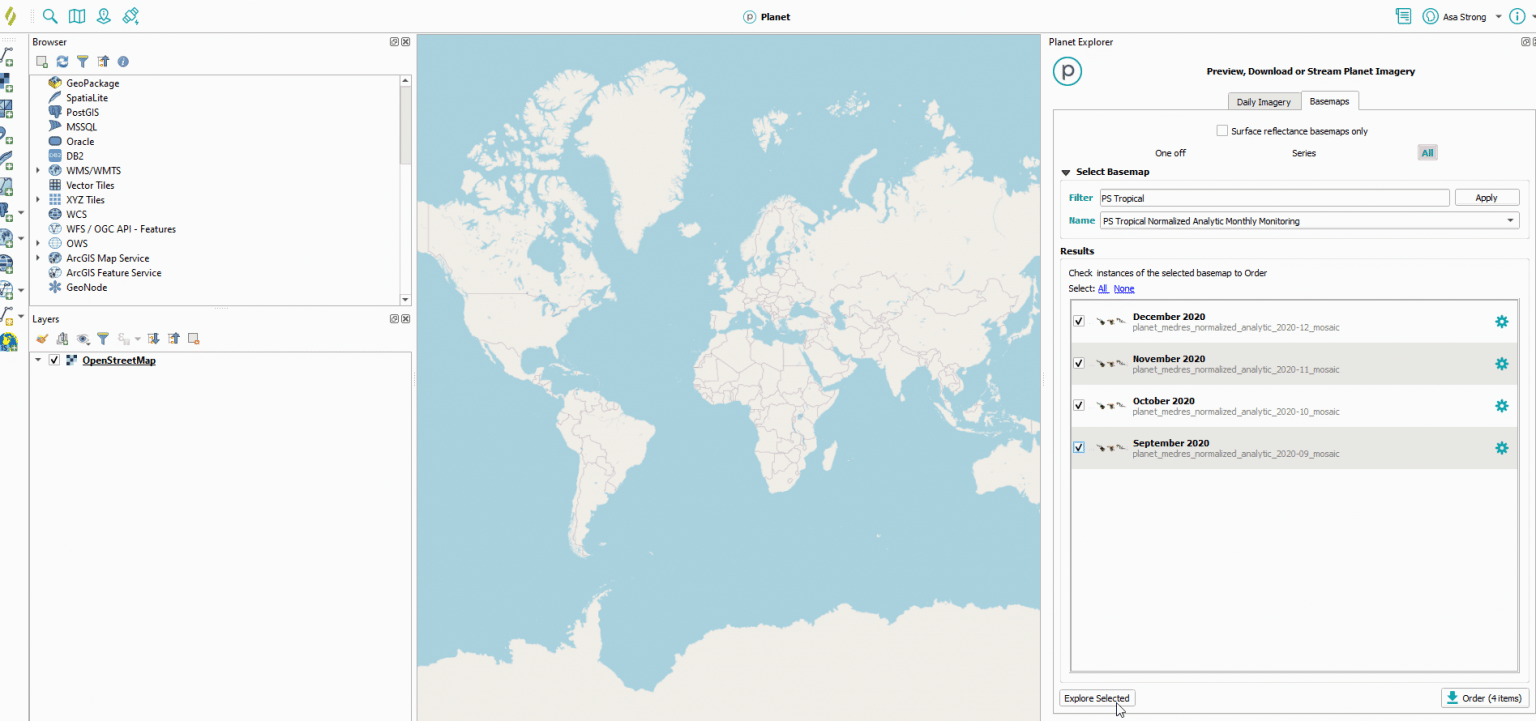 Planet Releases Arcgis Add In And Qgis Plugin V20 Geospatial World 1693