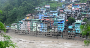 Flash floods in Sikkim