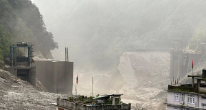 Flash floods in Sikkim
