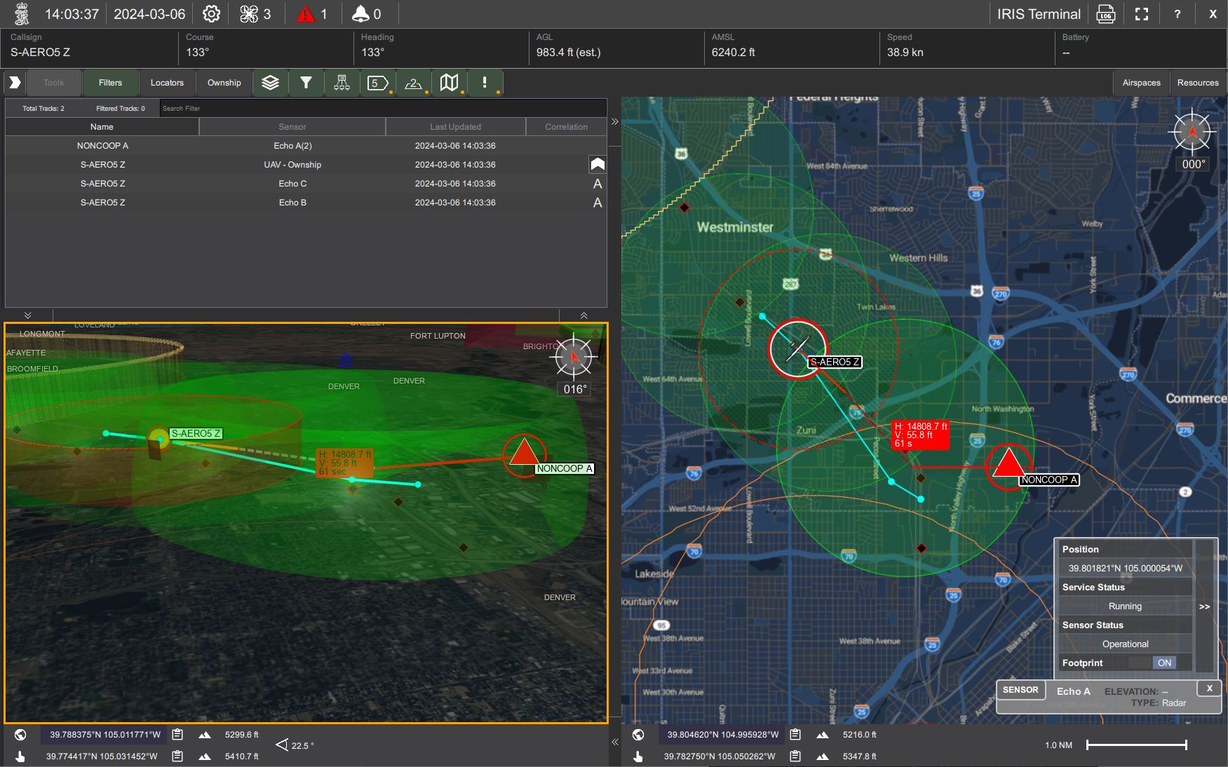 Kongsberg Geospatial Adds Echodyne Radar to IRIS Terminal