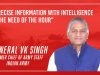 Precise Information with Intelligence is the Need of the Hour: Gen. VK Singh