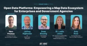 Open Data Platforms: Empowering a Map Data Ecosystem for Enterprises and Government Agencies