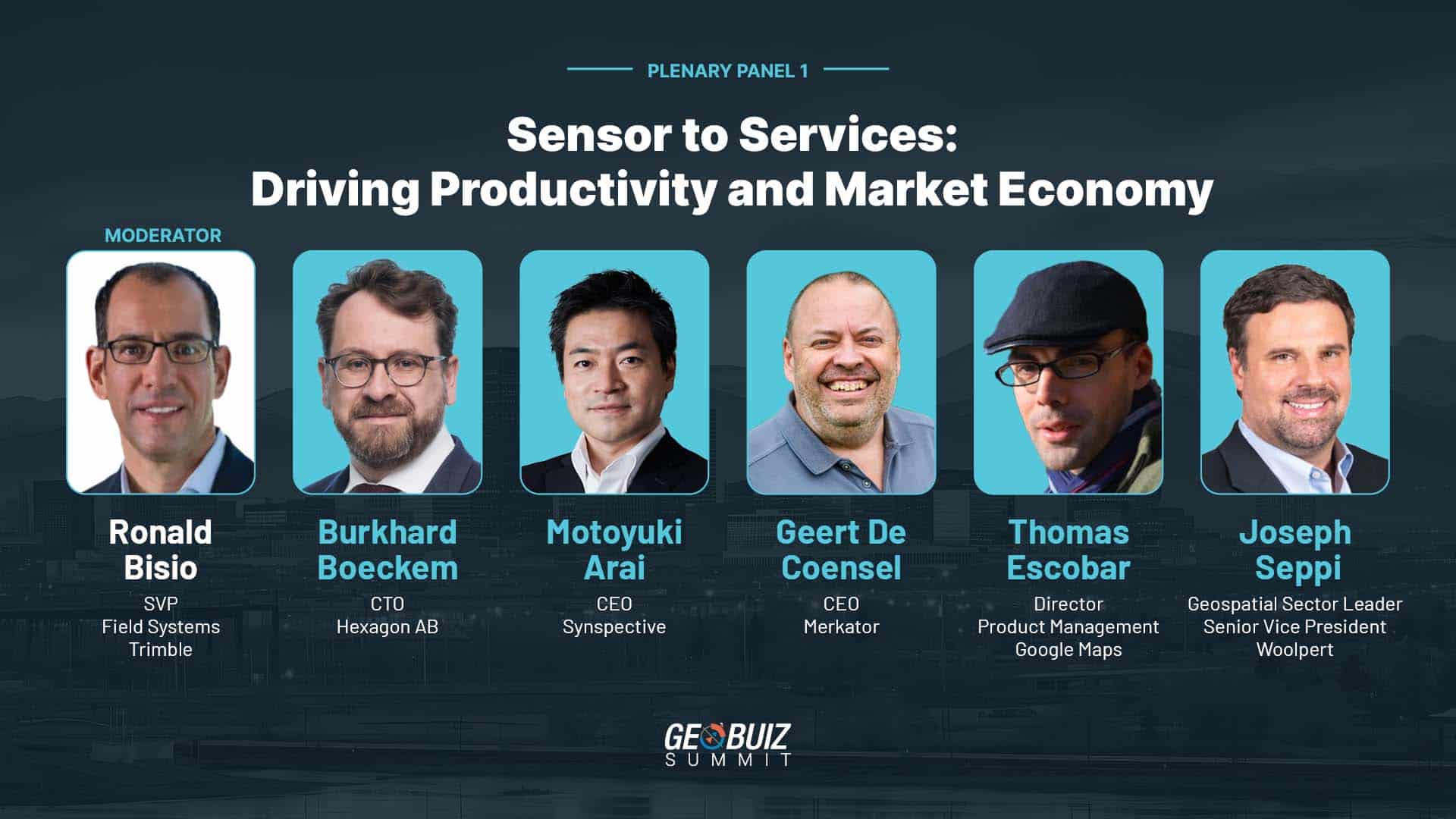 Sensor to Services: Driving Productivity and Market Economy | GeoBuiz Summit 2025