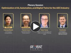 Optimization of AI, Automation, and Digital Twins for the AEC Industry | GeoBuiz Summit 2026 GeoBuiz Summit 2026 discussion on AI, digital twins, and geospatial innovation