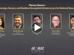 Sovereign, Secure, and Resilient Geospatial Infrastructure for National Security | GeoBuiz Summit 2026 Expert panel discussing sovereign and secure geospatial infrastructure