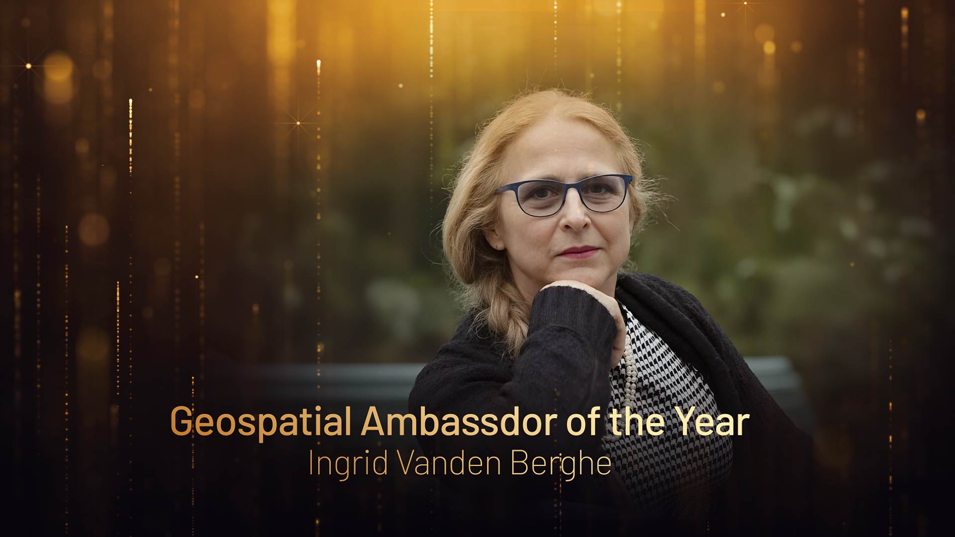 Ingrid Vanden Berghe Wins Geospatial Ambassador of the Year | Geospatial World Leadership Awards 2026
