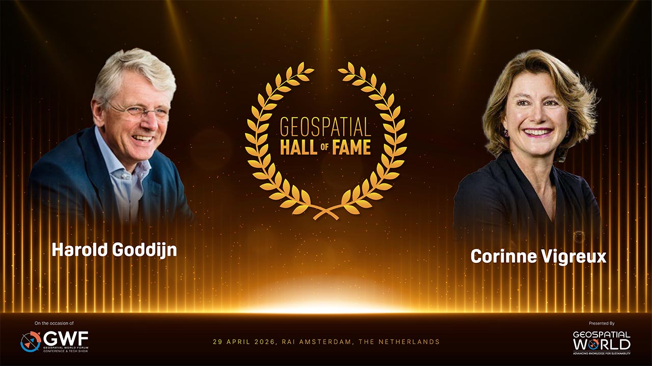 Geospatial Hall of Fame 2026: Corinne Vigreux & Harold Goddijn