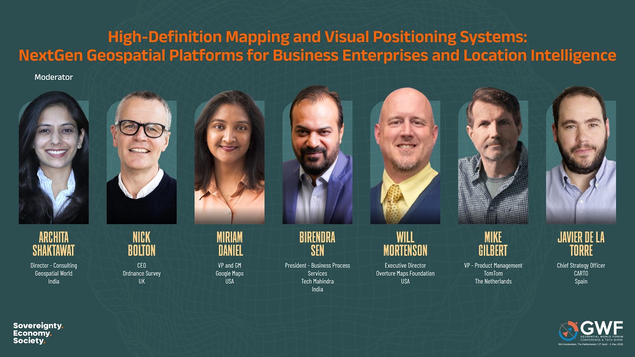 Geospatial World - HD Mapping and VPS: NextGen Geospatial Platforms for Business Enterprises and Location Intelligence | GWF 2026